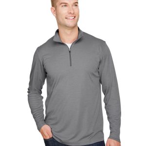 Team 365 Men's Zone Sonic Heather Performance Quarter Zip